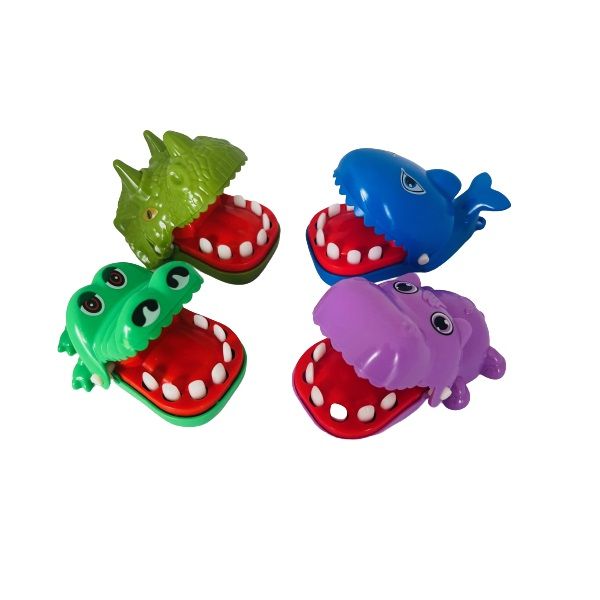 Mini Finger Biting Animal Toy - Set of 4 - 8cm