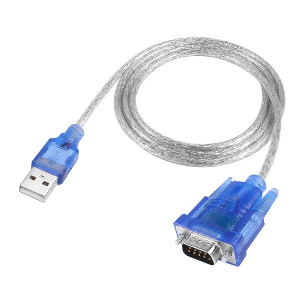 USB to Serial 9 Pin Adapter DB9 Male RS-232 to USB 2.0 Converter Cable