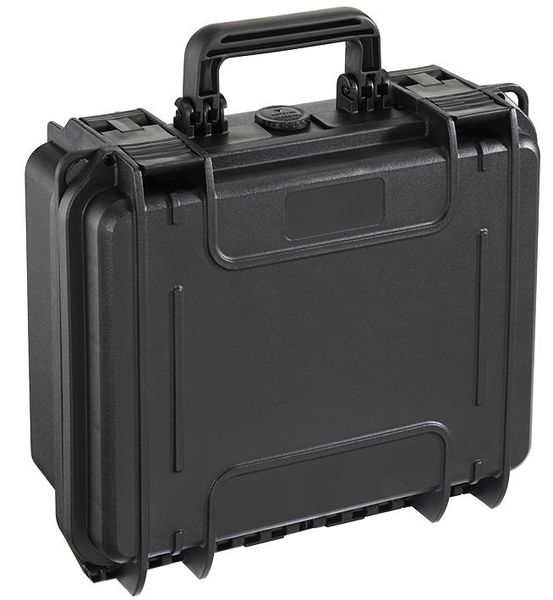 Duratool MAX430S.079 Storage Case, Waterproof, with Foam, Black
