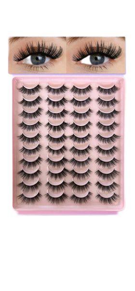 Natural fluffy false eyelashes
