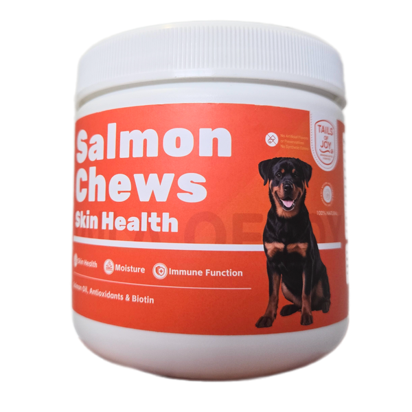 Dog Salmon Chews Skin Health, Immune Function, Powerful Salmon Support