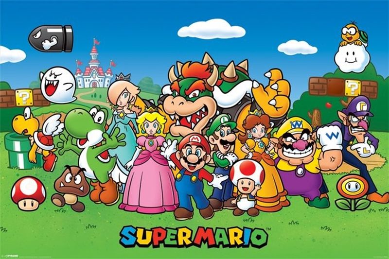 Super Mario (Characters) Posters