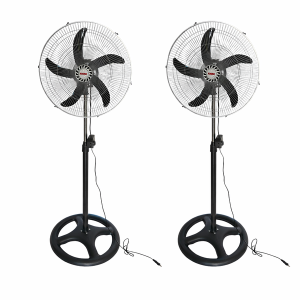 Fussion FT-42 18-Inch Pedestal Fan Twin Pack