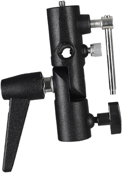 H Type Umbrella Swivel Holder Full Metal Base Compatible with DSLR Cameras