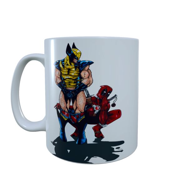 Pants Down - Deadpool X Wolverine Coffee Mug