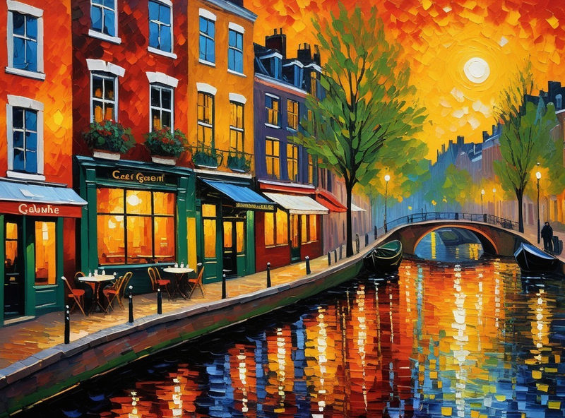 Modern Canvas Wall Art Home Decor- Serenity Sunset