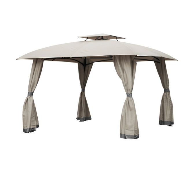 Pavillion Burano: 3 x 4 m Square Outdoor Gazebo