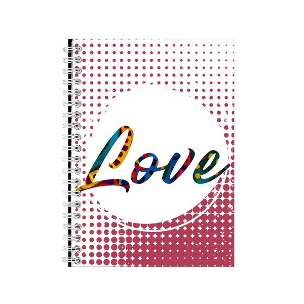 Love A5 Notebook Spiral Lined Motivational Sayings Graphic Notepad Gift 187