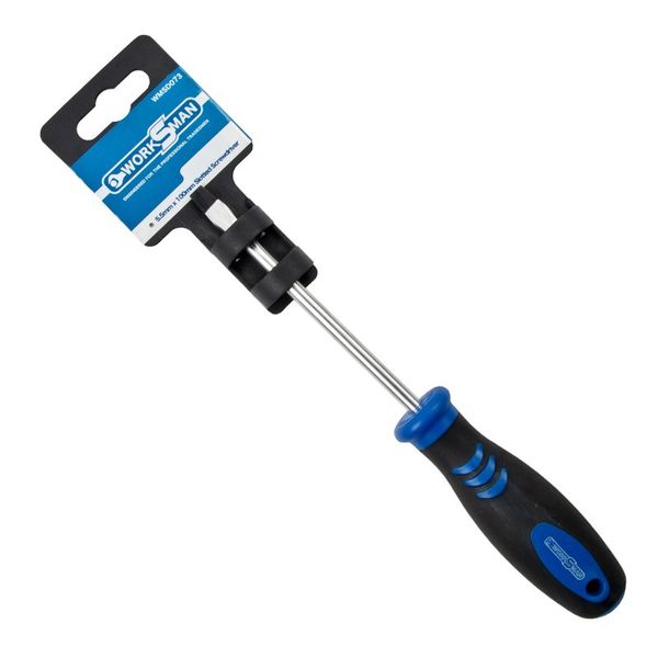 Bulk Pack x 30 Worksman Flat Screwdriver 5.5mm 100mm