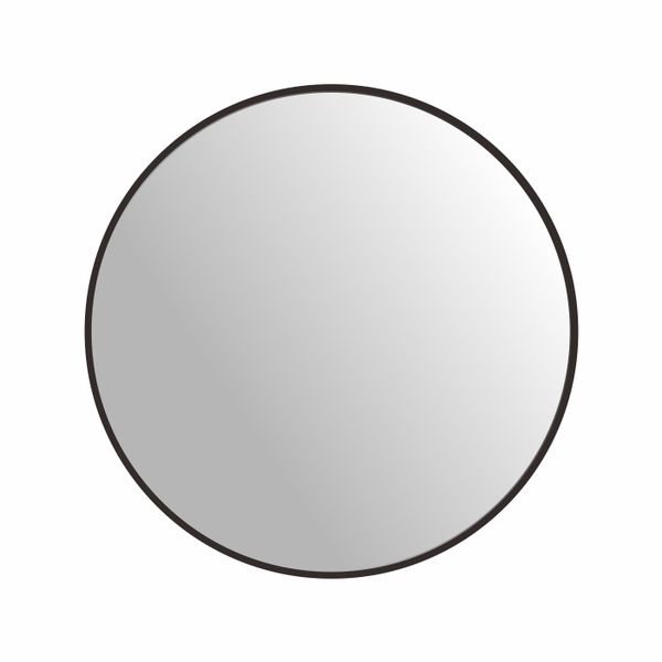 Round Wall Mirror 60cm For Decor-Size 60cm X 60 cm-Aluminium Frame