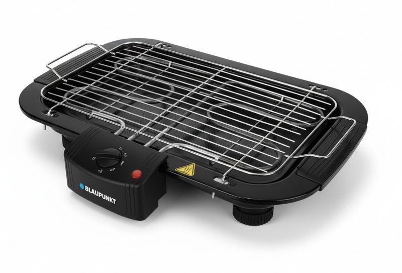 Blaupunkt Black Electric Health BBQ Chromed Heating Element Grill 2000W