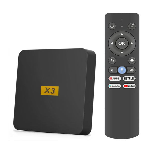 EXP-X3 Android 14 Tv Box. AI Assist, 2GB Ram, 16GB Storage.