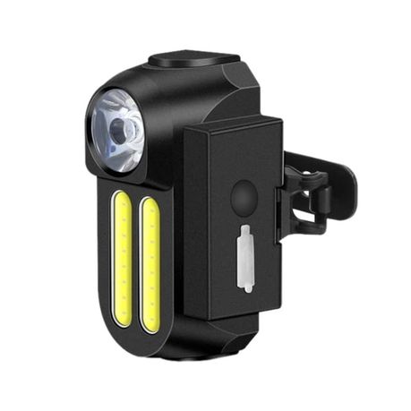 Mountain Bike LED Front Light USB Rechargeable Bicycle Lamp Torch Image