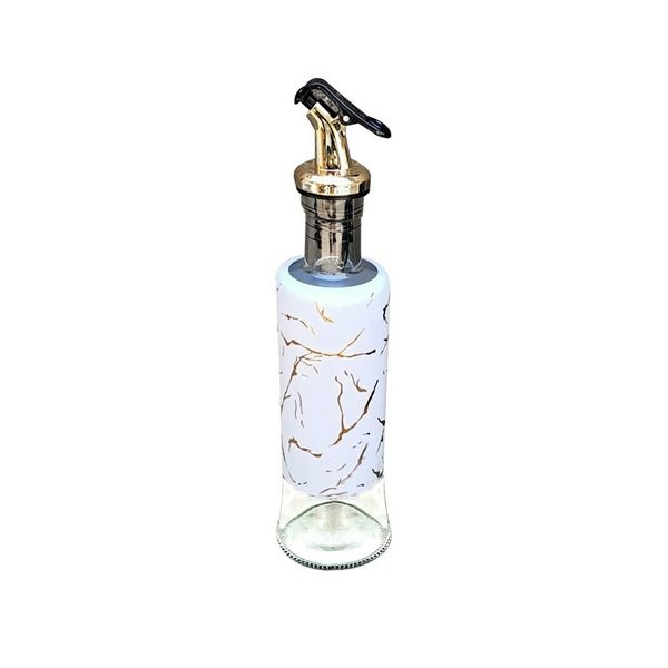 Marble Effect Oil &amp; Vinegar Bottle