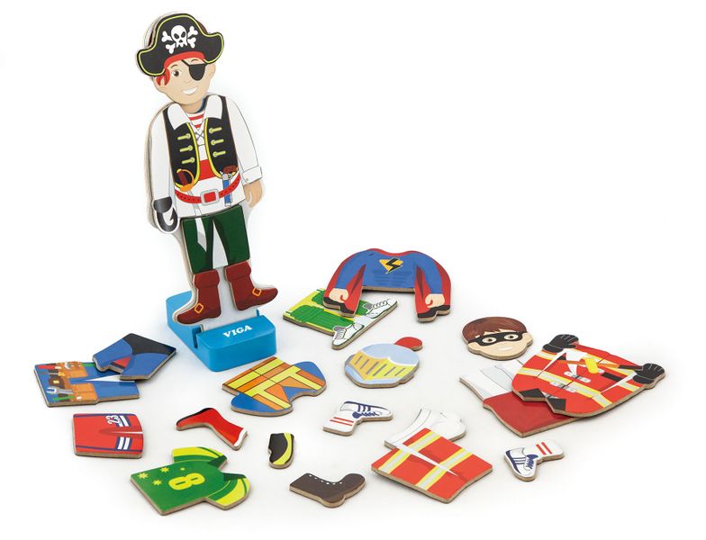 Viga Magnetic Boy Dress Up Activity Game