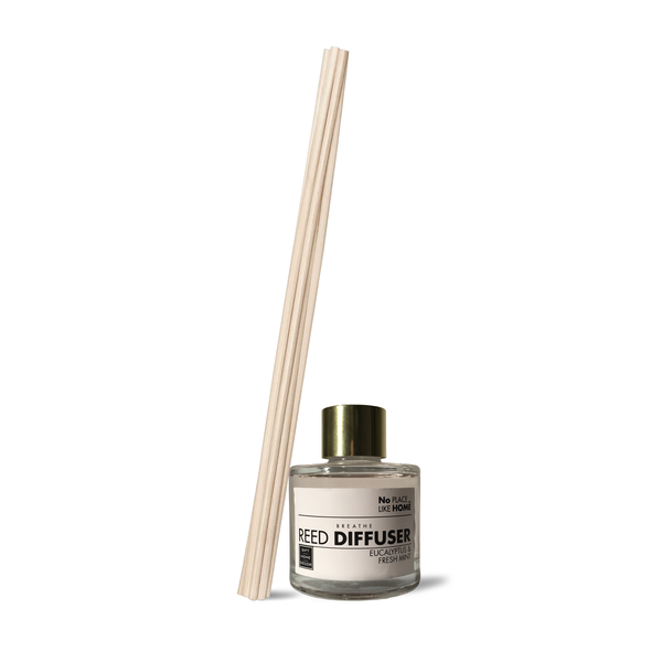 Eucalyptus &amp; Fresh Mint Scent Reed Diffuser - No Place Like Home 50ml