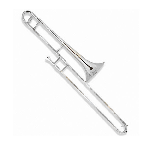 Sonata Bb Nickel Plated Trombone With Light Case
