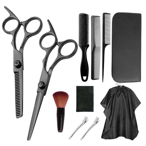 11 Pcs Hair Cutting Scissors Set Professional Haircut Scissors Kit Home Use