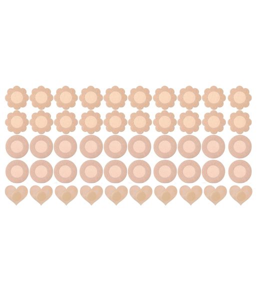 30 Pairs Disposable Pasties Nipple Cover Self-Adhesive Breast Stickers