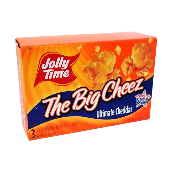 Jolly Time Big Cheez Microwave Popcorn Box - 2 x 298g