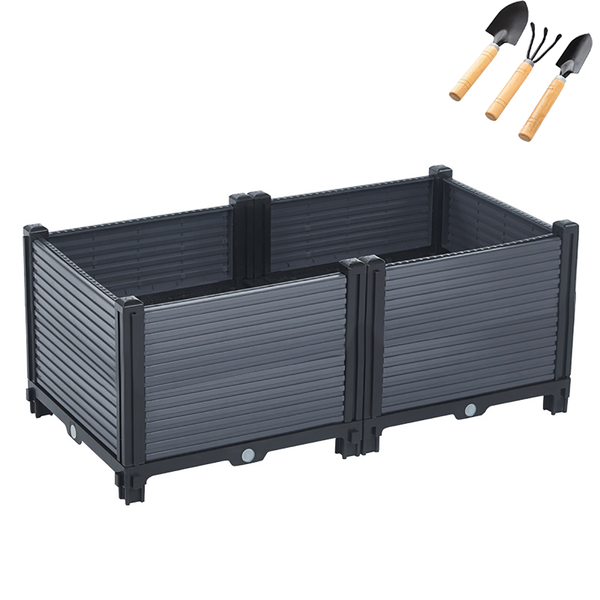 Raised Garden Planter Bed,Vegetable Planter Box,Elevated Planter,Shovel Set