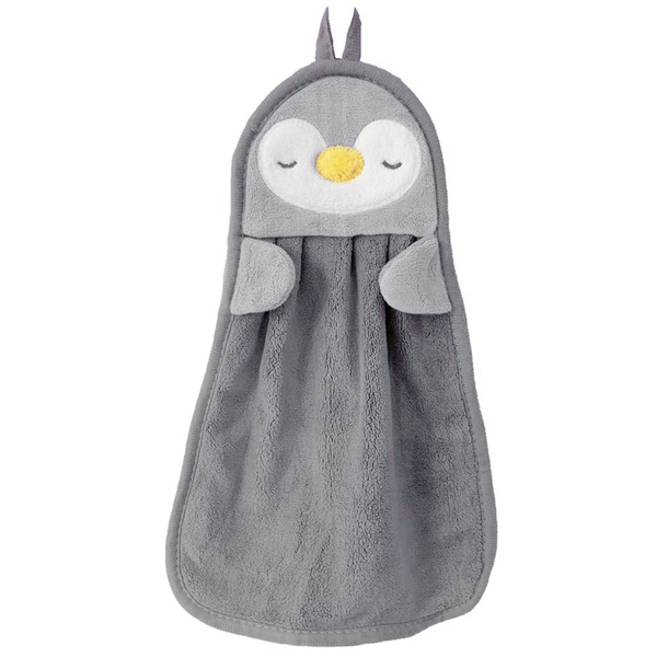 Hand Towel Hanging Absorbent Baby Hand Towel,Grey