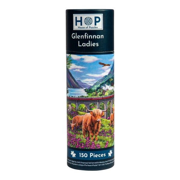 House of Puzzles - Glenfinnan Ladies - Puzzle Tube - 150 Piece Puzzle