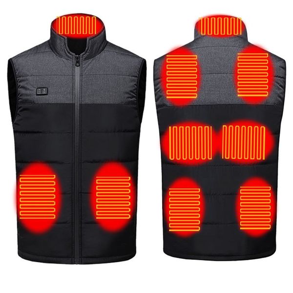 Electric Heated Warm Vest Powered By USB Power Bank (Not Included)