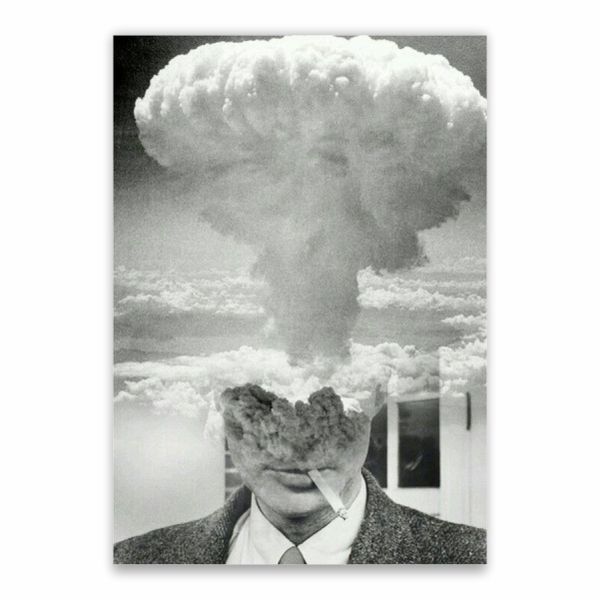 Oppenheimer Head Explosion Poster - A1