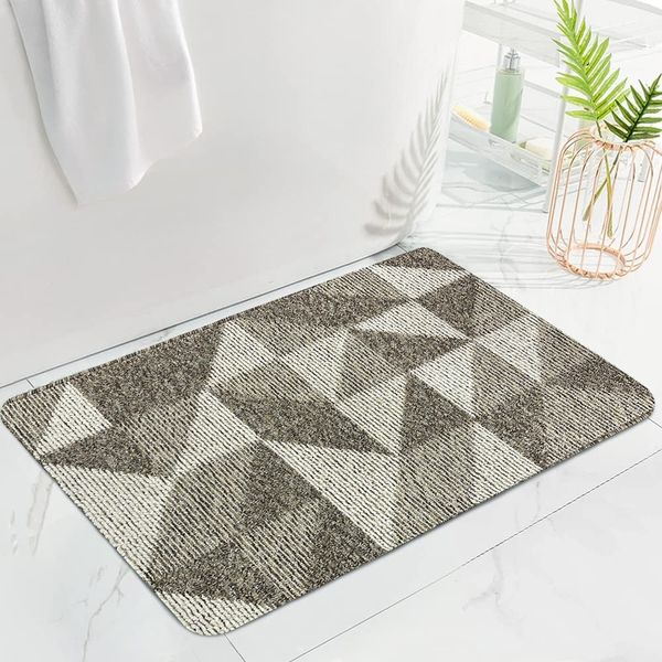 Non-Slip Super Water Absorption Bathroom Rugs - 50cm x 80cm