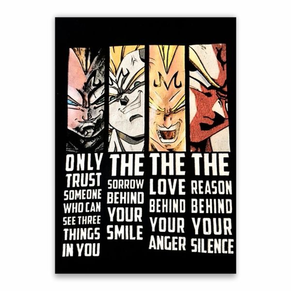 Dragon Ball Z Quote Poster - A1