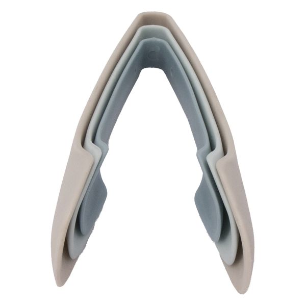 Regent Kitchen Nesting Food Tongs - 3Pk Set - Plastic - 250/215/185x40mm