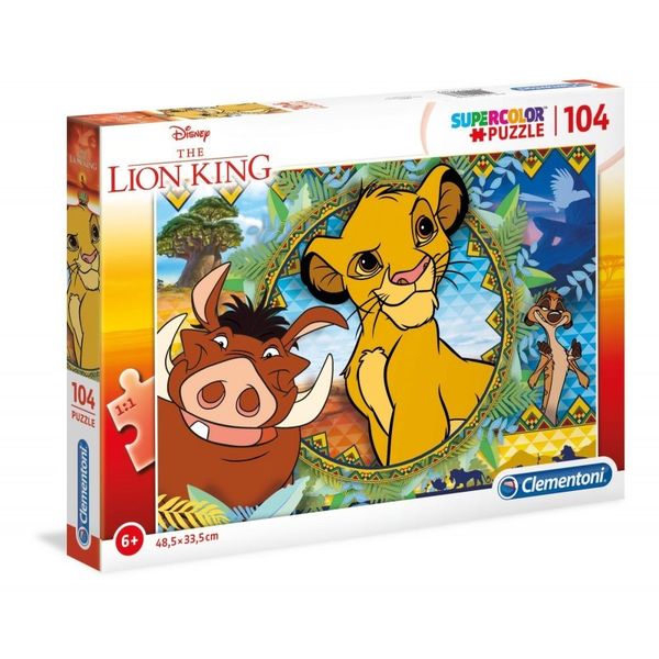 Clementoni 104 Piece Puzzle Lion King
