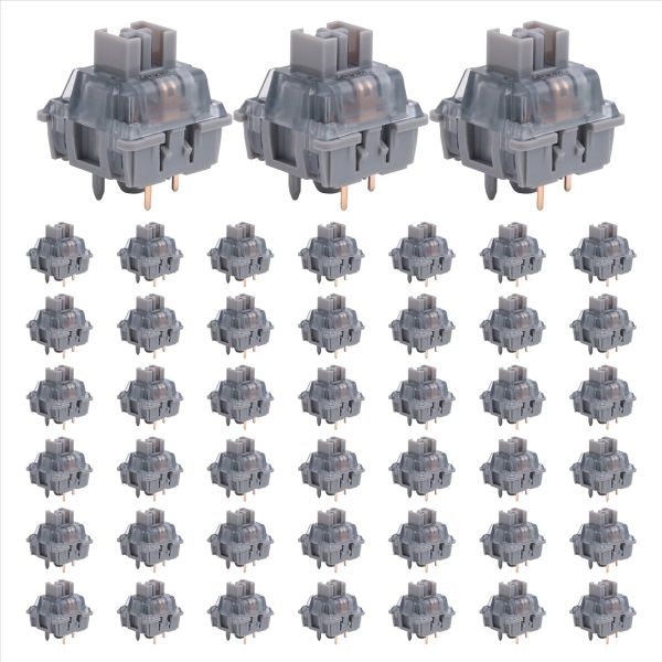 V3 Pro Silver Switches 5 Pin 40Gf Linear Switch with Dustproof Stem
