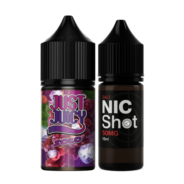 The Hidden Cloud Just Juicy Solo Purple Grape 25mg 30ml Longfill Kit