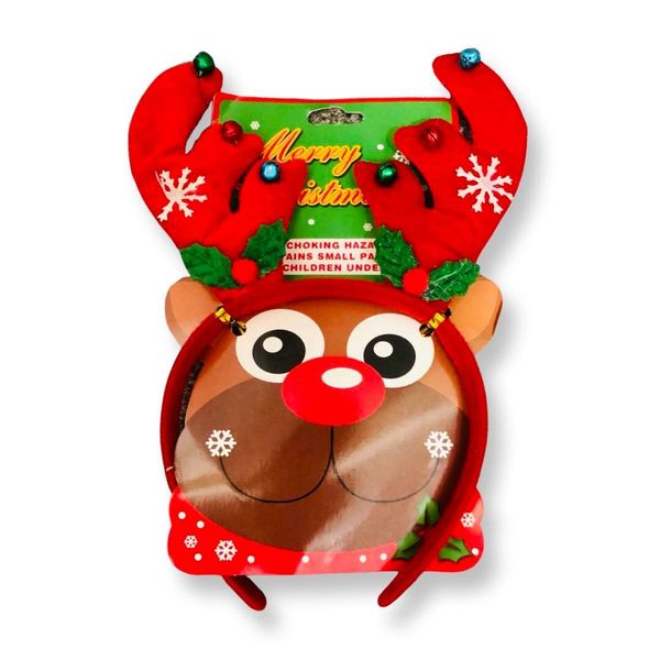 Merry Christmas Jingle Bells Antlers AliceBand