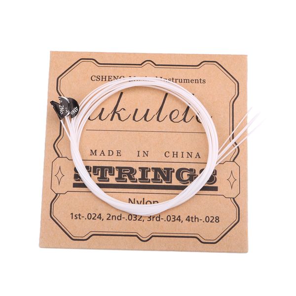 White Nylon Ukulele Strings for Ukulele Guitar Parts Accessories