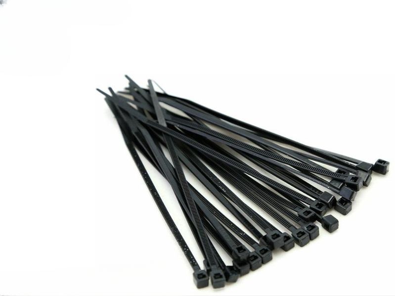 500 x 7.2MM Black Cable Ties - 3 Packs