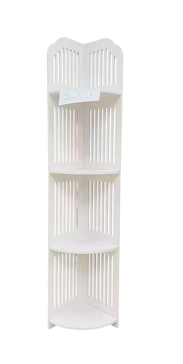 Bathroom 4-Layer Corner Storage Rack-120x22cm