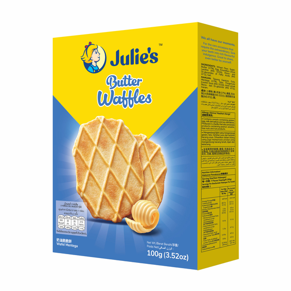Julie's Butter Waffles 100grm