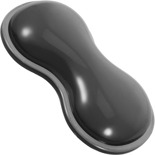 Black Silicone Mouse Wrist Rest Pad Non Slip Base Comfortable Support