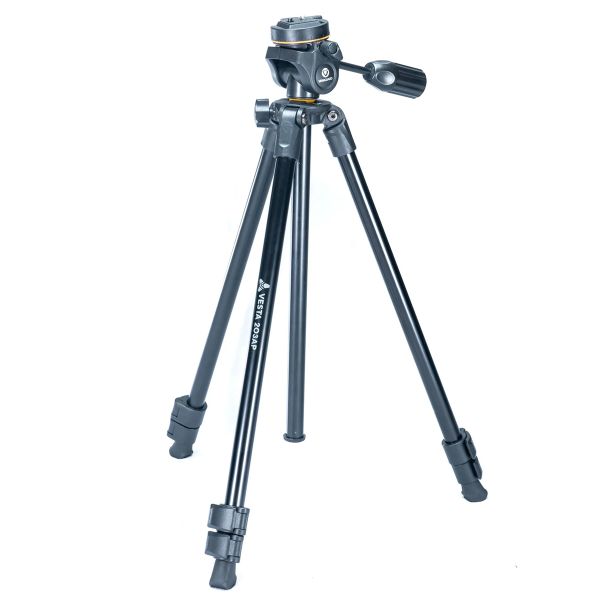 Vanguard Vesta 203AP 360deg Alu 3-Way Pan Head Tripod, Weighs Just 1,1kg.