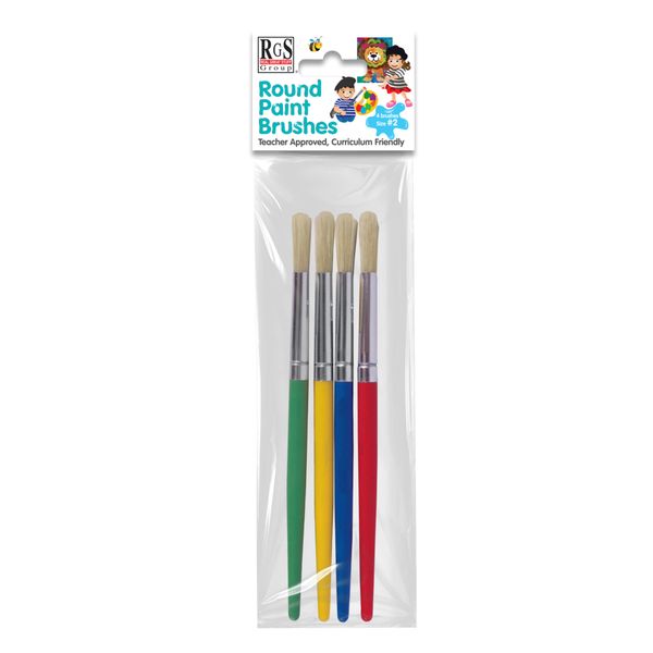 RGS Group Round Paintbrushes Set of 4- Small