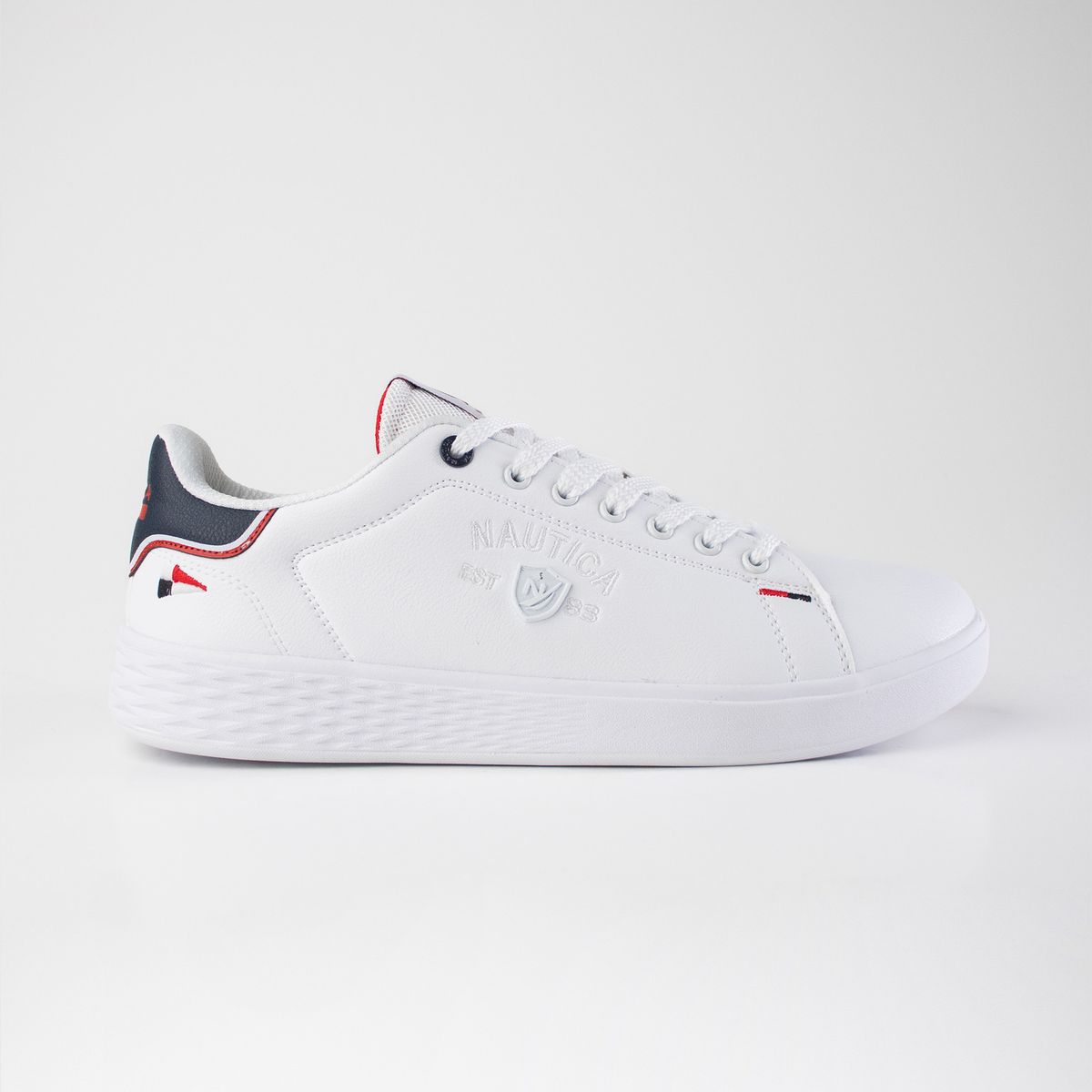 Nautica Men's FX Matte Sneakers-White/Navy | Shop Today. Get it ...