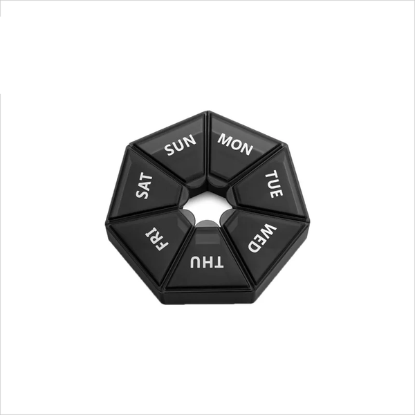 Portable One Week Large Capacity Pill Box Dustproof Packaging Storage Box
