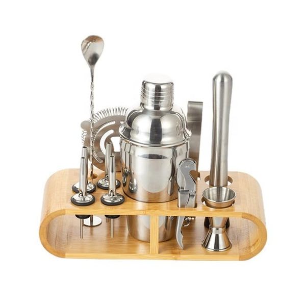 Sinless Steel Cocktail Accessories Shaker Kit 12 Piece Set
