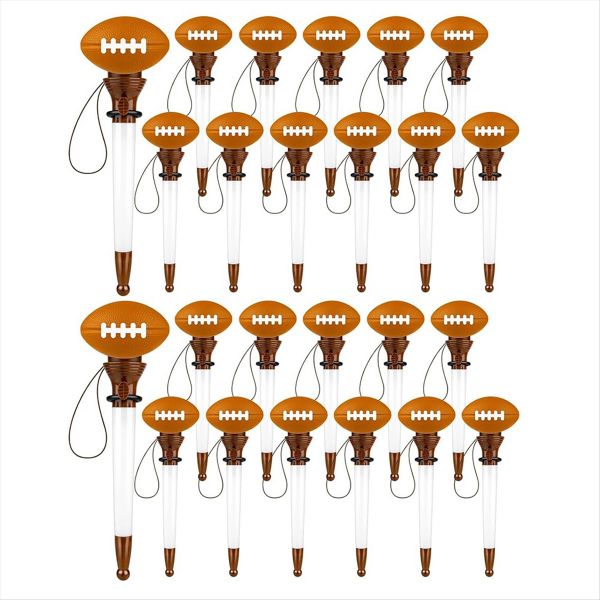 24Pcs Football Hoop Ballpoint Pens Funny Sports Theme Ink Pens