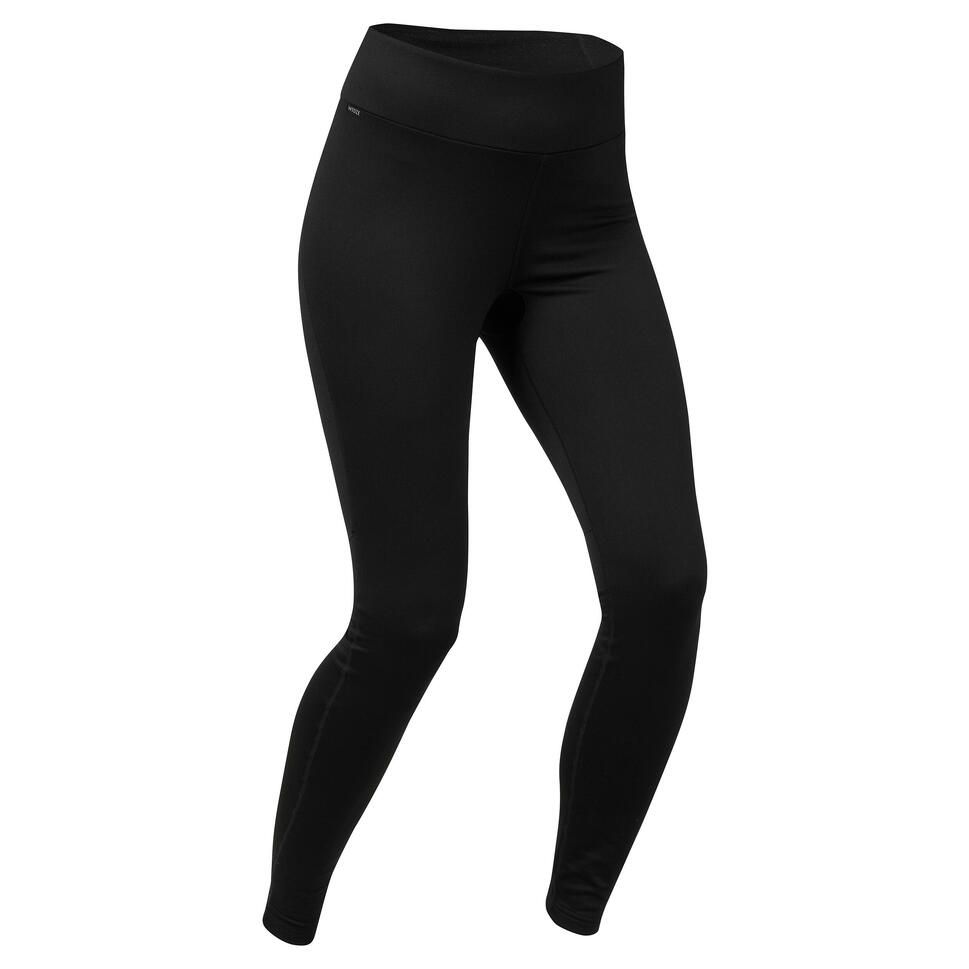 Wedze Women's Ski Base Layer Bottoms - Bl 500 - Black