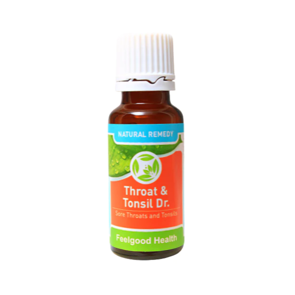 Feelgood Health Natural Throat &amp; Tonsil Dr Homeopathic Remedy - 125 Tablets