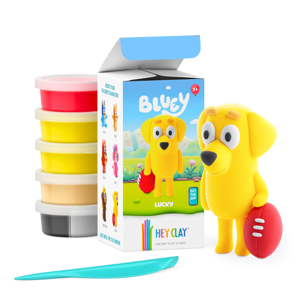 Hey Clay - Modelling Air-Dry Clay with Interactive App - Lucky Bluey Series